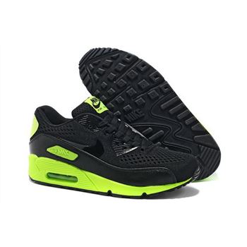 Nike Air Max 90 Premium Em Men Black Green Running Shoes Outlet Store